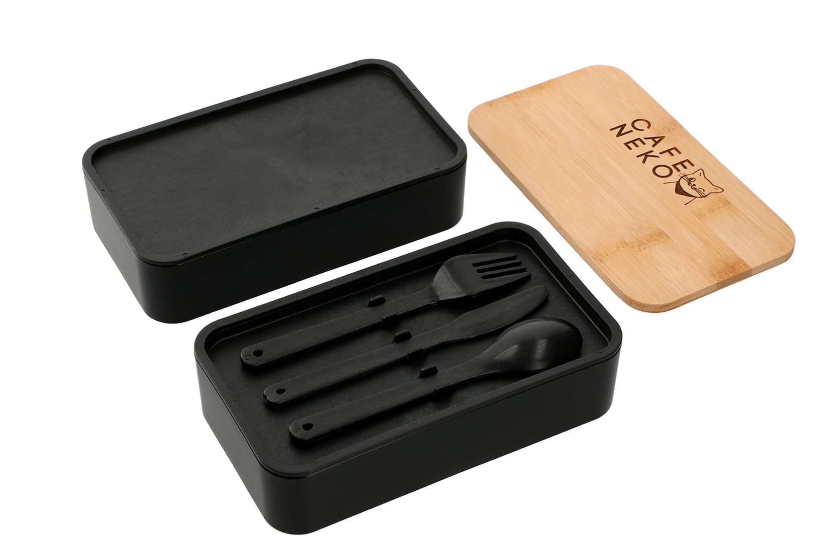 Stackable Bamboo Fiber Bento Box