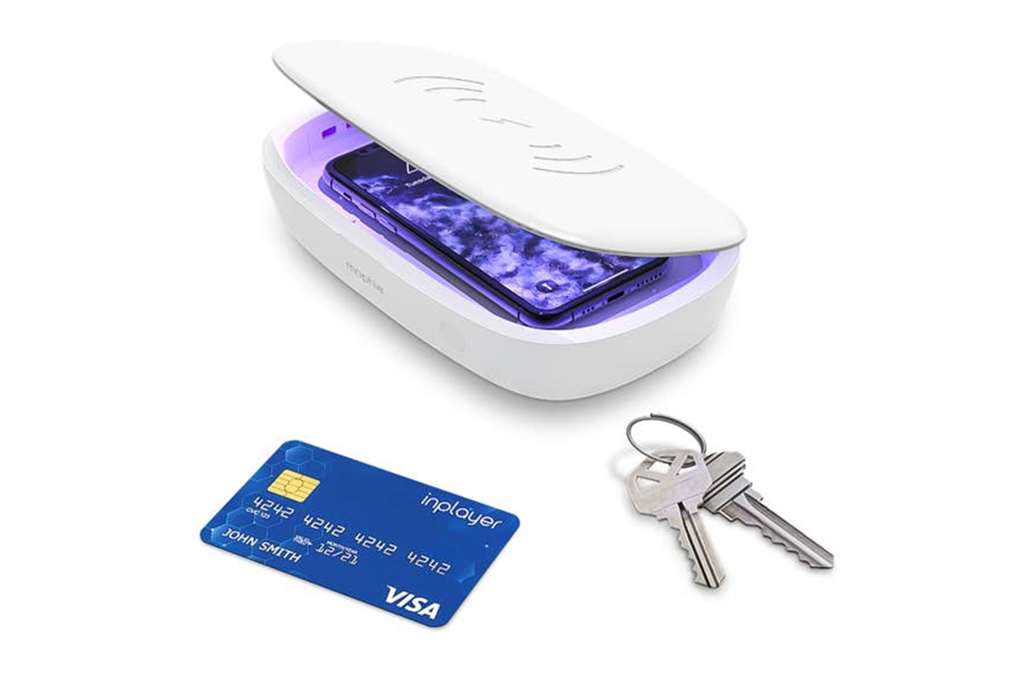 Mophie UV sanitizer with wireless charging