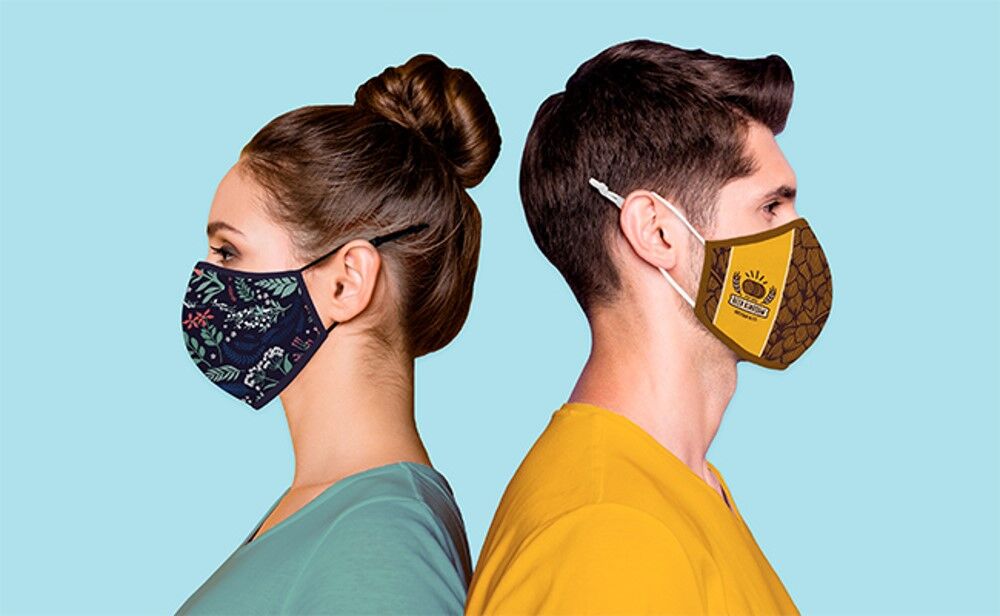 Adjustable cotton mask