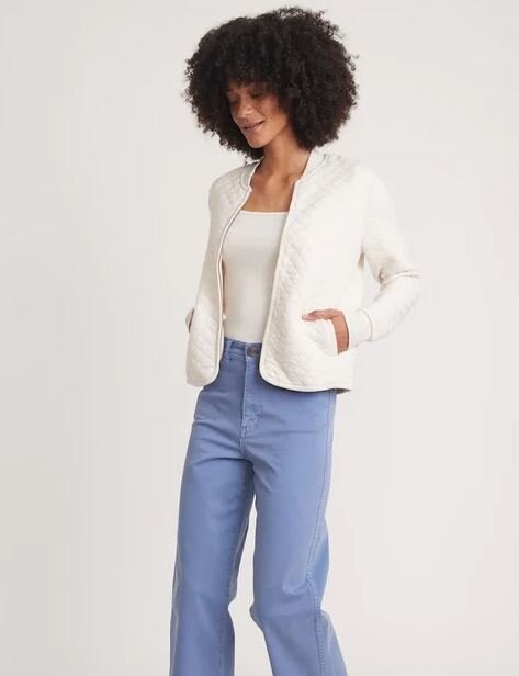 Marine Layer Quilted Bomber