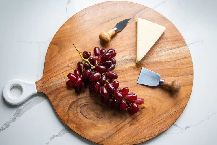Jeanne Fitz Acacia Wood Charcuterie Board